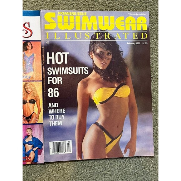 Swimwear Illustrated Magazine #1 & #2 Premiere 1986 1st Issue + Swim Styles 1989 - Picture 4 of 10